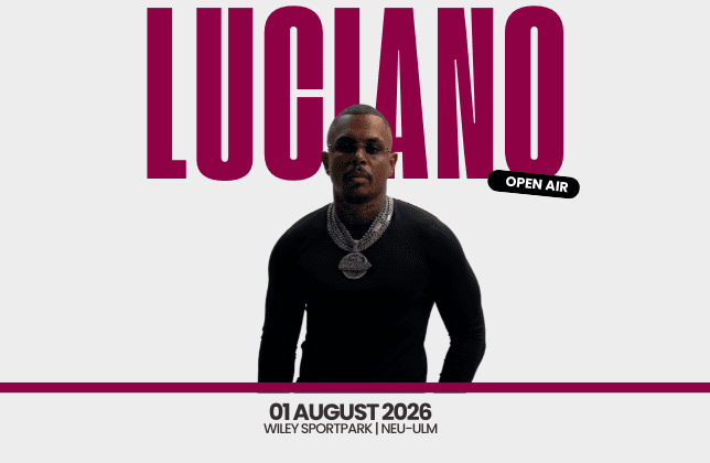Luciano Grafik für den Vorverkaufsstart