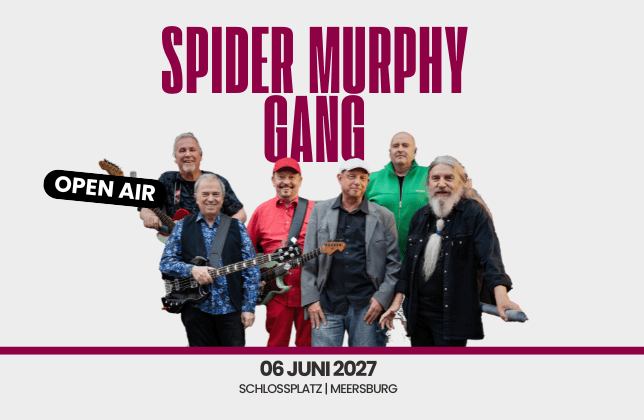 Grafik zum Vorverkaufsstart Spider Murphy Gang Meersburg 2027