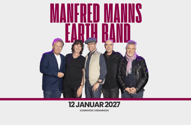 Grafik zum Vorverkaufsstart Manfred Mann's Earth Band 2027 