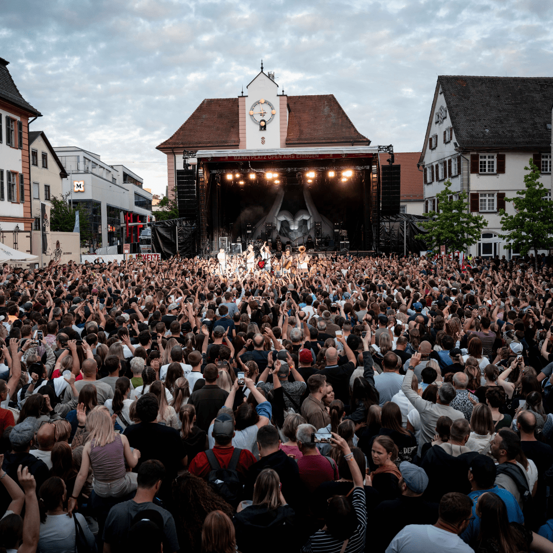 Aufnahme Open Airs in Ehingen