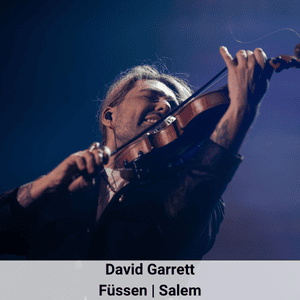 Grafik David Garett Füssen und Salem