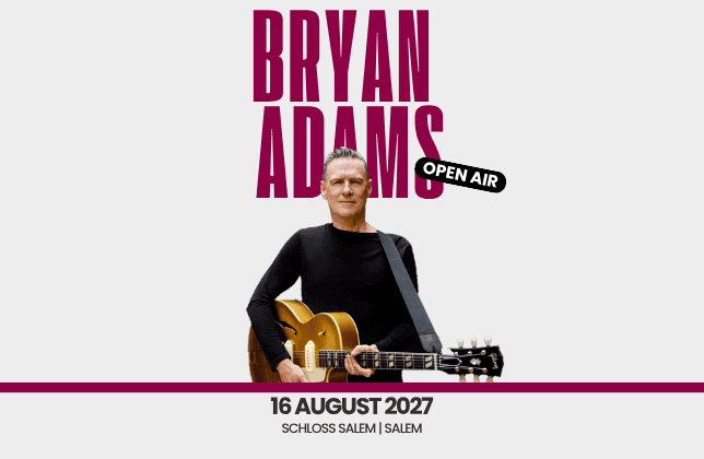 Grafik zum Vorverkaufstart Bryan Adams